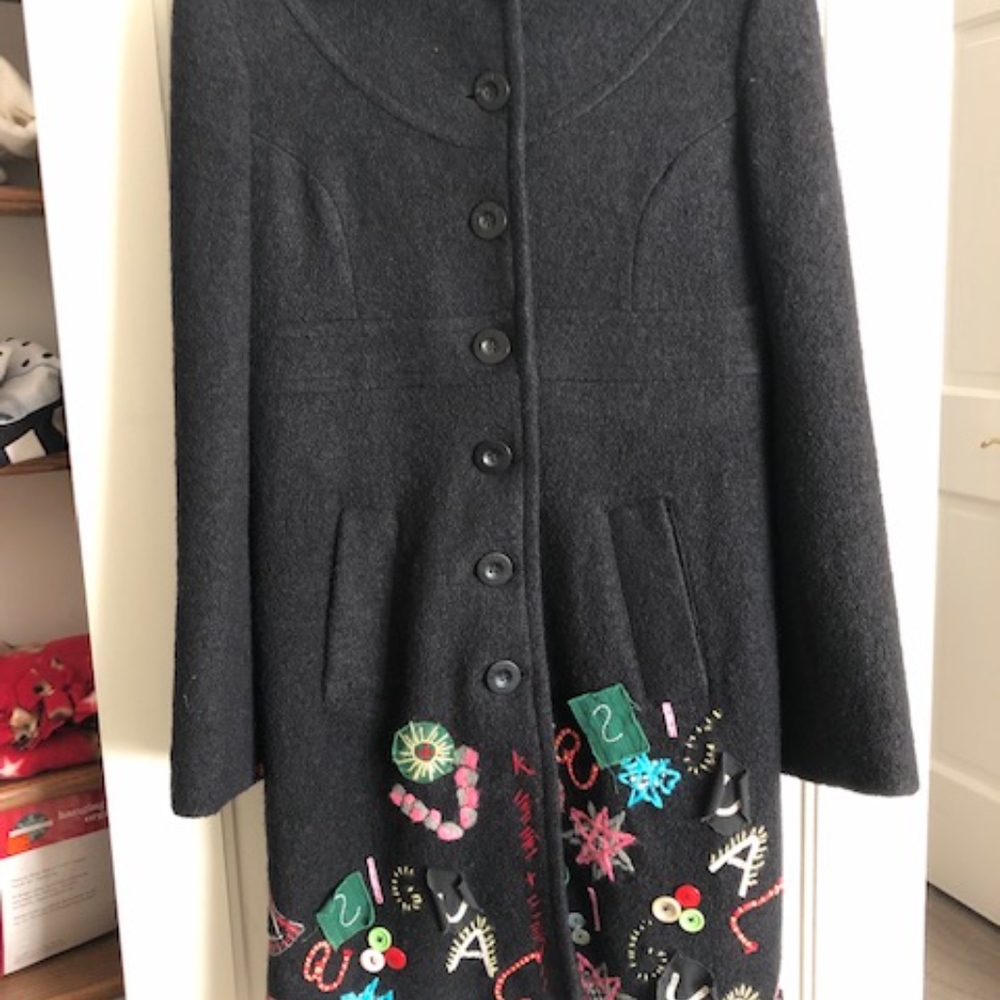 Desigual Winter Wool Coat